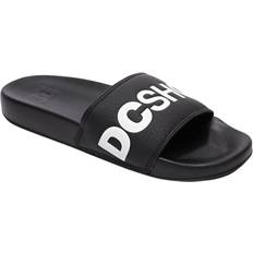 DC Tofflor & Sandaler DC Shoes Slide Black/white, Herr, Skor, Sandaler, Svart