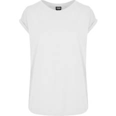 Urban Classics Dam T-shirts & Linnen Urban Classics Ladies Extended Shoulder Tee (Ljusgrå, 5XL)