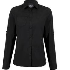 20 - Dam Skjortor Craghoppers Women's Expert Kiwi Long Sleeved Shirt - Black