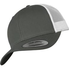 Flexfit Retro Trucker Colored Front Kappe, Silver/White, One