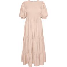 Gestuz Moriana Solid Ss Dress - Pure Cashmere