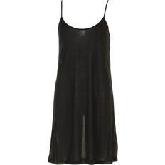 M Underklänningar Lady Avenue Chemise Slip Dress - Black