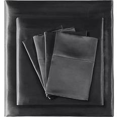 Polyester - Svarta Underlakan Madison Park Essentials Bed Sheet Black (259.08x228.6cm)