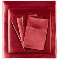 Kuvertlakan - Röda Underlakan Madison Park Wrinkle Free Luxurious Underlakan Röd (76x54cm)