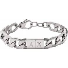 Curb Armband Armani Exchange Classic Bracelet - Silver