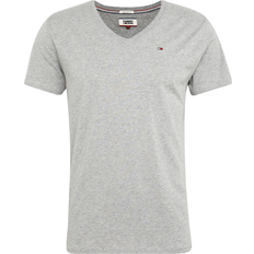 Tommy Hilfiger V-Neck T-shirt - Lt Grey Htr