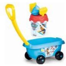 Smoby Plastleksaker Sandleksaker Smoby Trolley with a bucket and accessories for sand Paw Patrol Paw