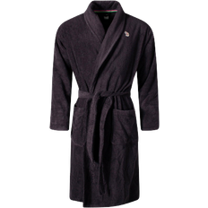 Paul Smith Zebra Cotton Dressing Gown - Black