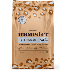 Monster Äpplen Husdjur Monster Cat Grain Free Sterilized Turkey/Chicken 2