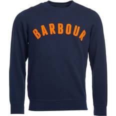 Barbour Gröna - Herr Tröjor Barbour Logo Crew Neck Sweat