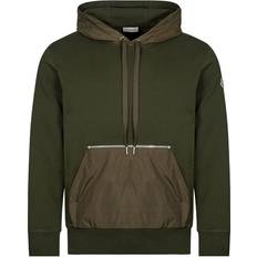 Moncler Gröna Tröjor Moncler Cotton Hoodie - Olive