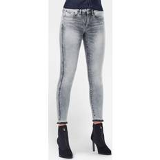 G-Star 3301 Mid Skinny Ripped Edge Ankle Jeans Women 33-32