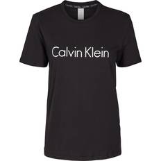 Calvin Klein Dam - Hoodies Överdelar Calvin Klein Comfort Cotton Pyjama Top - Black
