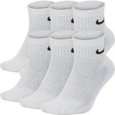 M Strumpor Nike Everyday Cushioned Ankle Sock 6-pack - White/Black