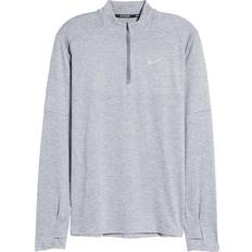 Nike Träningsplagg T-shirts & Linnen Nike Dri-Fit Element 1/2-Zip Running Top Men's - Smoke Grey/Grey Fog/Heather