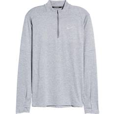 Nike Dri-Fit Element 1/2-Zip Running Top Men's - Smoke Grey/Grey Fog/Heather