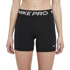 Dam - Hängselkjolar - Återvunnet material Kläder Nike Pro 365 5" Shorts Women - Black/White