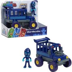 Just Play Leksaksfordon Just Play Pyjamashjältarna Fordon med figur Night Ninja Bus