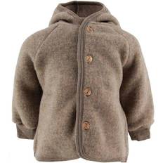 ENGEL Natur Hooded Fleece Jacket - Walnut Melange