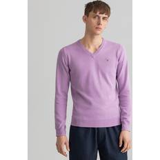 GANT Herre Classic sweater bomuld med V-hals