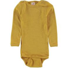 ENGEL Natur Long Sleeved Baby Bodysuit - Saffron (709030-18)