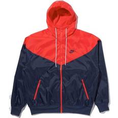 Nike Sportswear Windrunner Hooded Jacket Men - Midnight Navy/Light Crimson/Midnight Navy