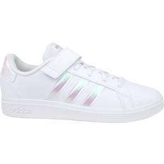 38 Sneakers adidas Kid's Grand Court Lifestyle Court Strap - Cloud White/Iridescent/Cloud White