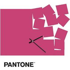 Rosa Väggklockor Homemania PANTONE Fly Away Pantone By Väggklocka