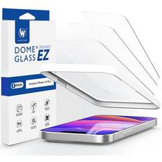 Whitestone Dome Glass EZ Screen Protector for iPhone 14 Plus - 3 Pack