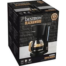 Bestron Kaffebryggare Bestron Black&Wood ACM900BW Kaffemaskin