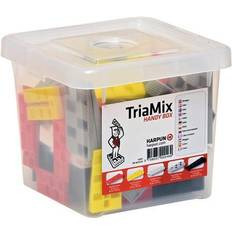 Solar Plastkiler Triamix 70 stk assorteret, fordelt på 5 størrelser, rød, gul, hvid grå og sort