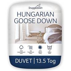 Snuggledown Duntäcken Snuggledown Hungarian Goose Down 13.5 Tog Duntäcke (200x135cm)