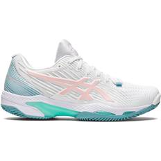 41 ½ - Dam Racketsportskor Asics Solution Speed FF 2 Clay W - White/Frosted Rose