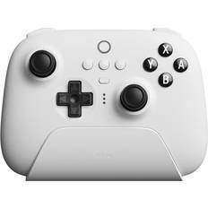 PC - Vibration Spelkontroller 8Bitdo Ultimate Bluetooth Controller with Charging Dock (Nintendo Switch/PC) - White