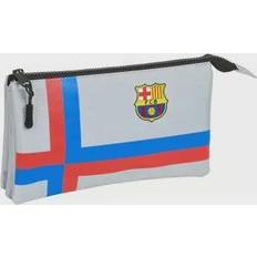 Safta "Tredubbel Carry-all F.C. Barcelona Grå (22 x 12 x 3 cm)