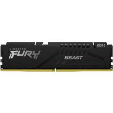 16 GB - 6000 MHz - DDR5 RAM minnen Kingston Fury Beast Black DDR5 6000MHz 16GB (KF560C36BBE-16)