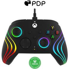 Svarta - Xbox Series X Handkontroller PDP Afterglow Wave Wired Controller (Xbox Series S) - Black