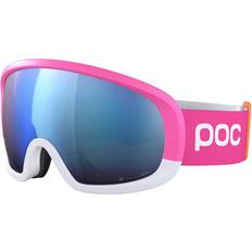 POC Rosa Skidglasögon POC Fovea Mid Clarity Comp - Fluorescent Pink/Hydrogen White/Spektris Blue