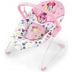 Bright Starts Babysitters Bright Starts Disney Baby Minnie Mouse Vibrating Bouncer with bar- Spotty Dotty