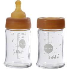 Hevea Nappflaskor Hevea Wide Neck Baby Glass Bottles 150ml/50oz 2-pack