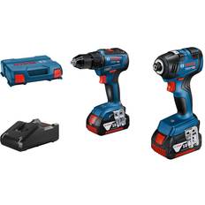 Bosch Set Bosch Verktygspaket Professional Gdr/Gsr 18V 2X4,0Ah