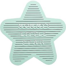 Pearhead Gröna Barnrum Pearhead Wooden Star Letterboard Set In Mint Green Mint Of