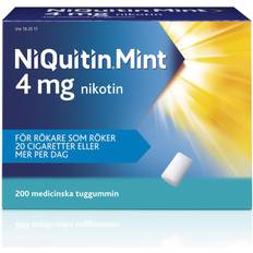 NiQuitin Mint 4 mg Medicinskt tuggummi 200