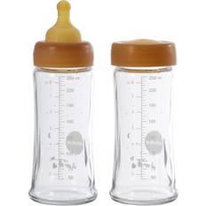 Hevea Nappflaskor Hevea Wide Neck Baby Glass Bottle 250ml 2-pack