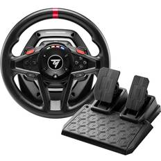 PlayStation 5 - Svarta Rattar & Racingkontroller Thrustmaster T128 Racing Wheel (PS5,/PS4/PC)