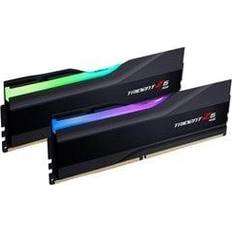 G.Skill 64 GB - DDR5 RAM minnen G.Skill Trident Z5 RGB Black DDR5 6400MHz 2x32GB (F5-6400J3239G32GX2-TZ5RK)