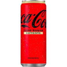 Coca-Cola Sockerfritt Drycker Coca-Cola Zero Koffeinfri 33cl 1pack
