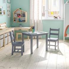 Flash Furniture Kids Solid Hardwood Table and Chair Set