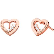 Michael Kors Luxe Brilliance Earrings - Rose Gold/Transparent