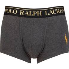 SockShop Kalsonger SockShop Mens Pair Ralph Lauren Stretch Cotton Classic Trunks Windsor Heather